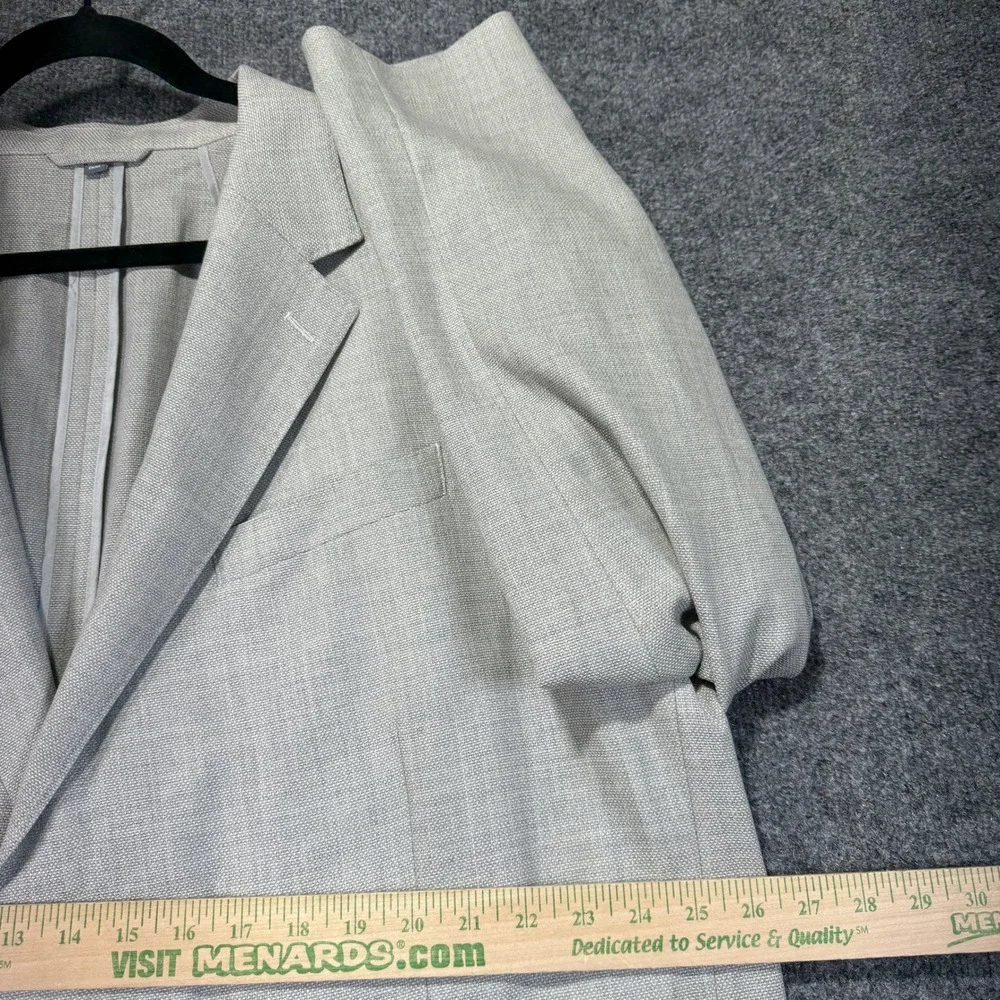 Bonobos Vitale Barberis Canonico Blazer Mens 54R Gray Wool Unstructured Standard